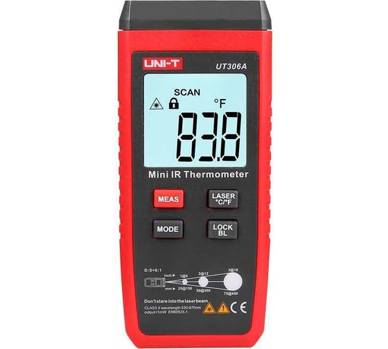 Портативный пирометр UNI-T UT306A 00-00006012
