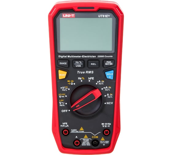 Цифровой мультиметр UNI-T UT61E+ 00-00006015