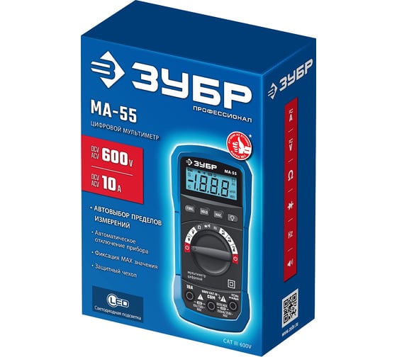 Цифровой мультиметр ЗУБР МА-55 59805