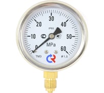 Виброустойчивый манометр РОСМА ТМ-320Р.00 (0-0.25МПа) ДК63 G1/4, класс точности 1.5 D070-03710