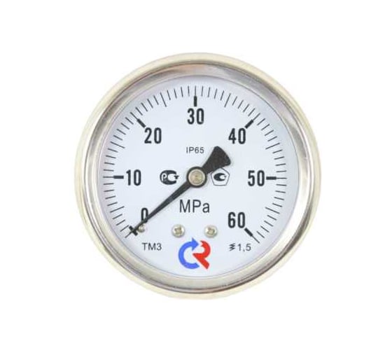 Виброустойчивый манометр РОСМА ТМ-320Т.00 (0-1.6МПа) ДК63 М12х1.5, класс точности 1.5 D070-03731 1