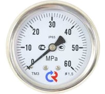 Виброустойчивый манометр РОСМА ТМ-320Т.00 (0-1МПа) ДК63 G1/4, класс точности 1.5 D070-03751