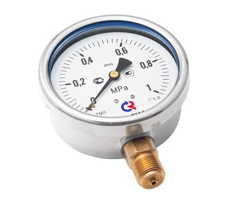 Виброустойчивый манометр РОСМА ТМ-520Р.00 (0-1МПа) ДК100 G1/2, класс точности 1.0 D070-03801