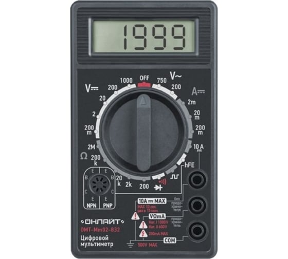 Мультиметр Navigator NMT-Mm02-832 832 82431