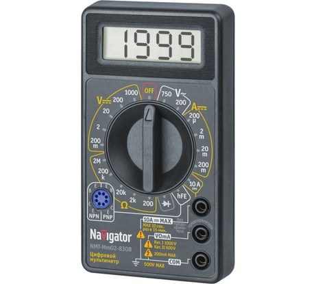 Мультиметр Navigator NMT-Mm02-830B 82430