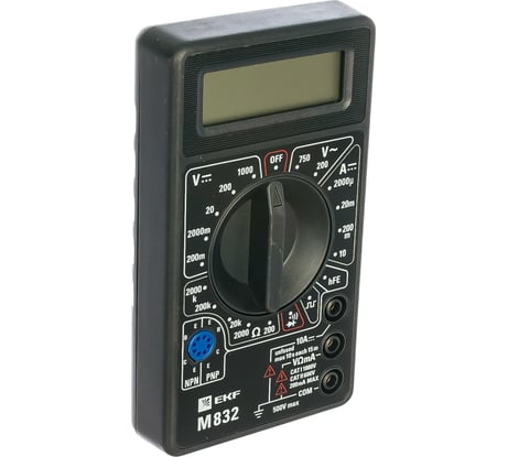 Цифровой мультиметр EKF M832 Master 1789499