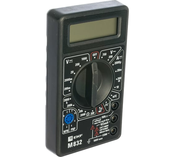Цифровой мультиметр EKF M832 Master 1789499 1