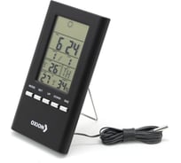 Комнатная/уличная метеостанция с проводным датчиком OXION черная, арт. OTM3331