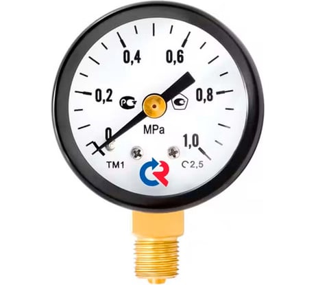 Общетехнический манометр РОСМА ТМ-210Р.00 (0-0.1МПа) ДК50 G1/4, класс точности 2.5 D070-06115