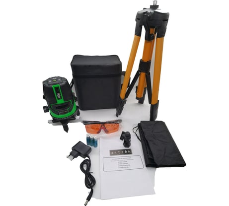 Построитель лазерных плоскостей Zitrek LL4V1H-RL со штативом 065-0099