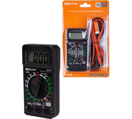 Цифровой мультиметр TDM МастерЭлектрик М-810В SQ1005-0009
