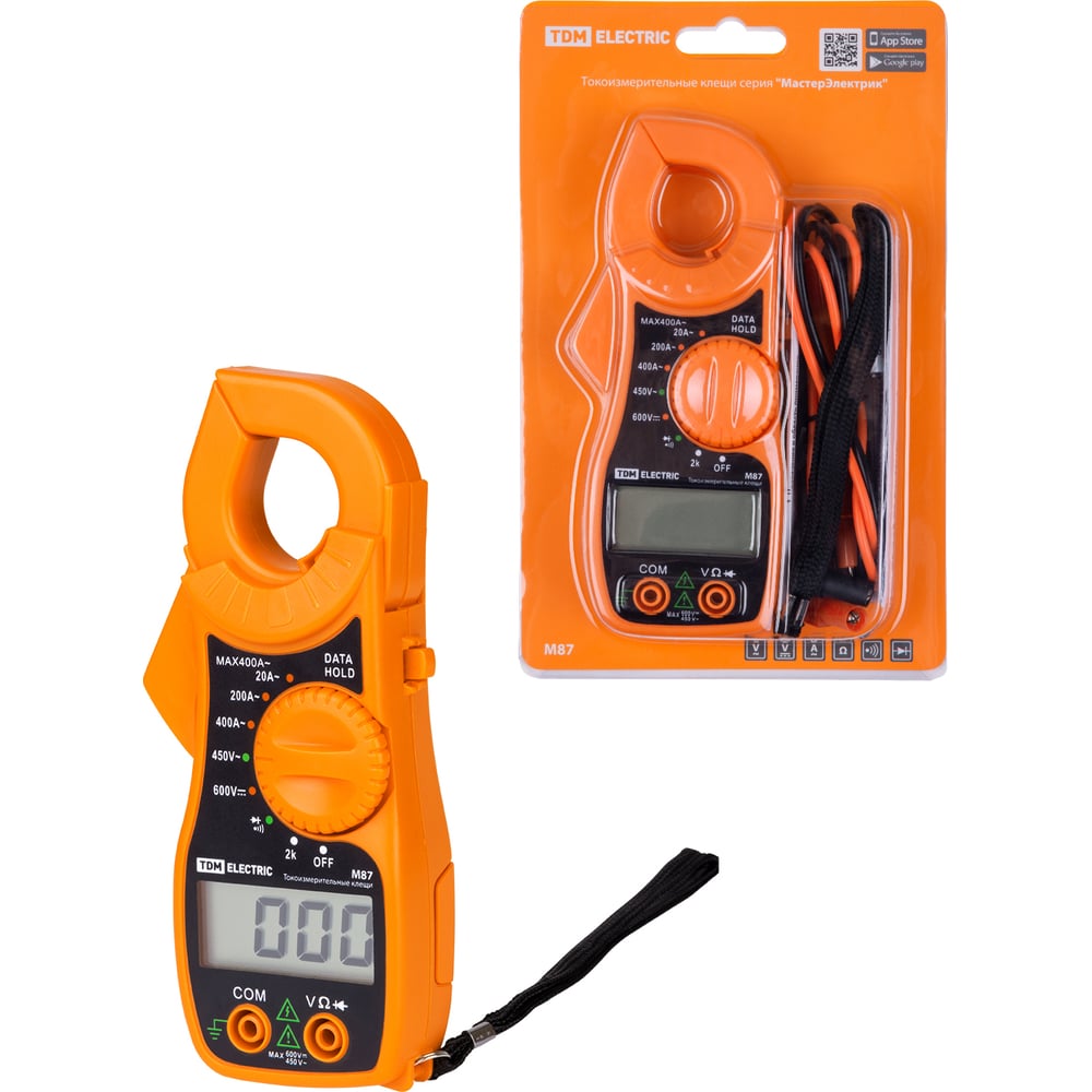 Токоизмерительные клещи TDM МастерЭлектрик М87 SQ1005-0013 - выгодная ...