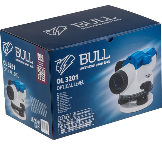 Нивелир оптический BULL OL 3201 в коробке 1323719