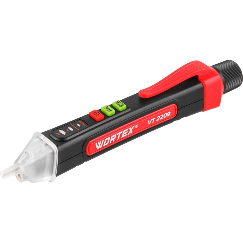 Индикатор напряжения бесконтактный WORTEX VT 2209, 12-1000 В, 50