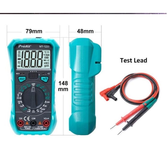 Мультиметр цифровой портативный Pro'sKit MT-1220 С00040351