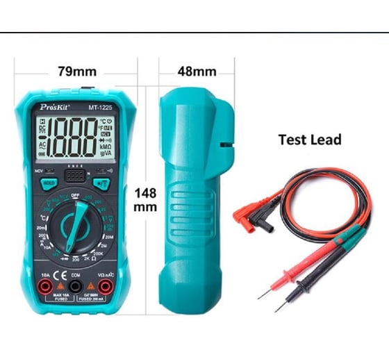 Мультиметр цифровой портативный Pro'sKit MT-1225 С00040352
