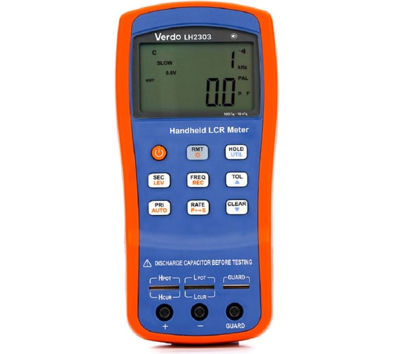 LCR-метр портативный VERDO LH2303, 0,1 проц., до 10 кГц с поверкой LH230300 LH230300-СП 1