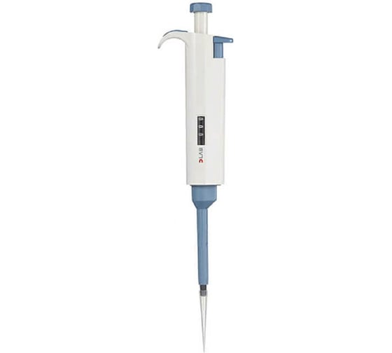 Дозатор переменного объема DLAB TopPette 5-50 мкл 1-канальный с поверкой с Регистрационным удостоверением 7010101006-СП