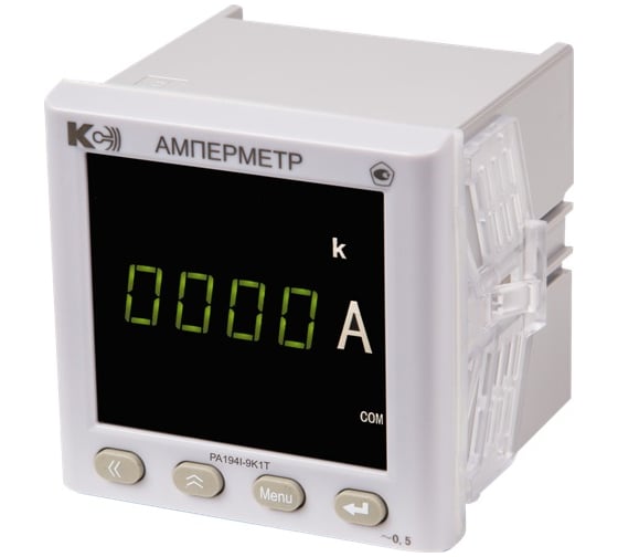 Амперметр КС PA194I-9K1T-00101-5А/5А-4…20мА-К-0,5 44631030