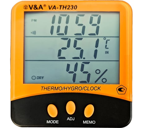 Термогигрометр V&A VA- TH230 VA-TH230-0