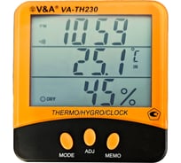 Термогигрометр V&A VA- TH230 с поверкой VA-TH230