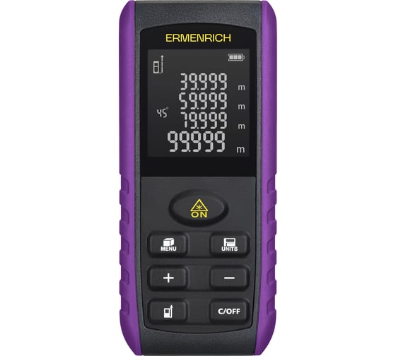 Лазерная рулетка Ermenrich Reel PRO GE60, фиолетовый 85319
