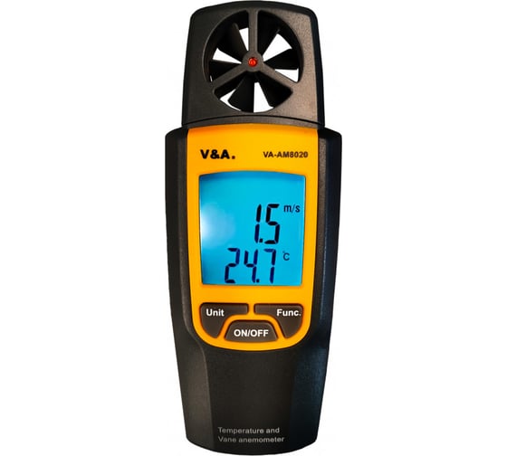 Анемометр с поверкой V&A VA-AM8020