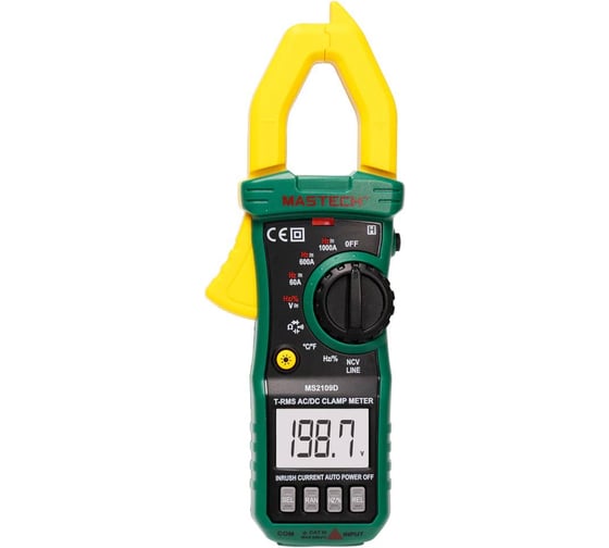 Токовые клещи Mastech MS2109D M117