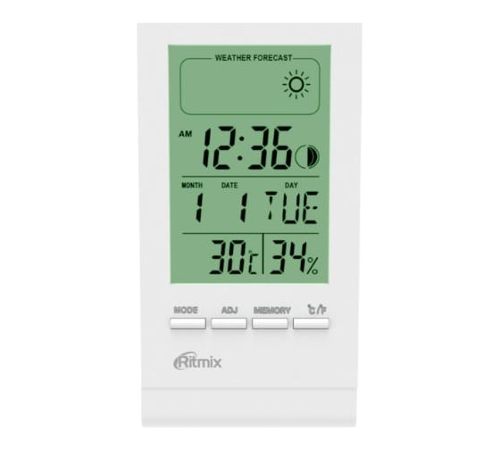 Метеостанция RITMIX CAT-040 WHITE 80000565