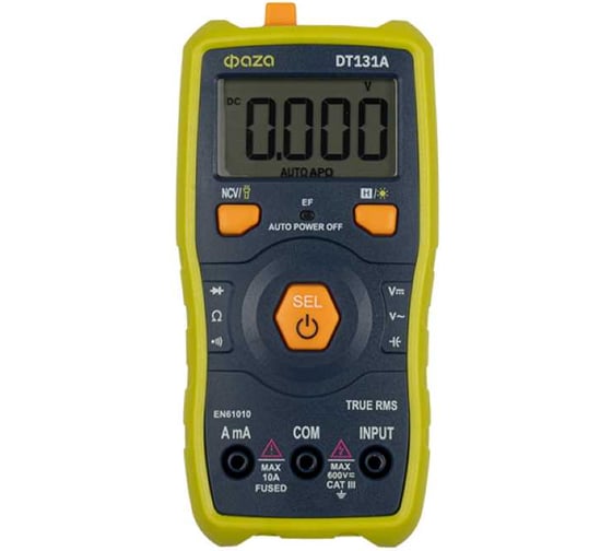 Смарт мультиметр ФАZА DT131A класса True RMS 5061781