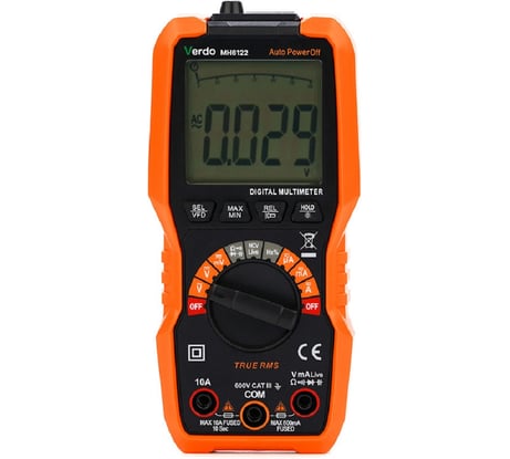 Мультиметр VERDO MH6122 портативный 0,5 проц., 6000 отсчетов MH612200