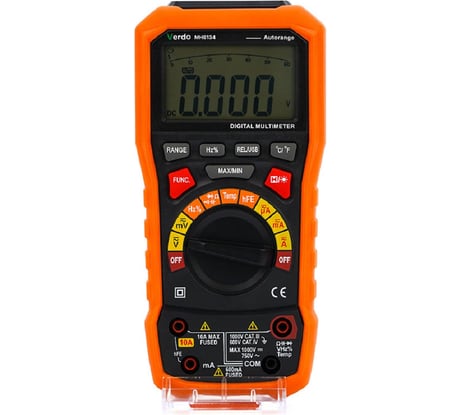 Мультиметр VERDO MH6134 портативный 0,7 проц., 6000 отсчетов с поверкой MH613400-СП