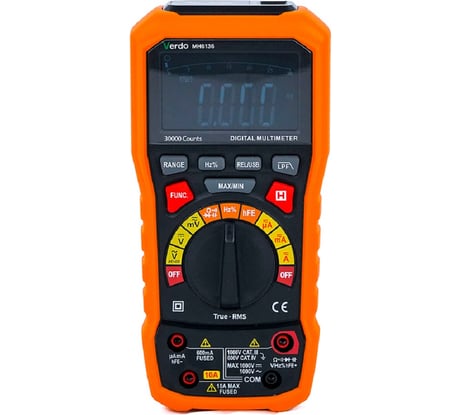 Мультиметр VERDO MH6136 портативный прецизионный 0,05 проц., 30000 отсчетов с поверкой MH613600-СП