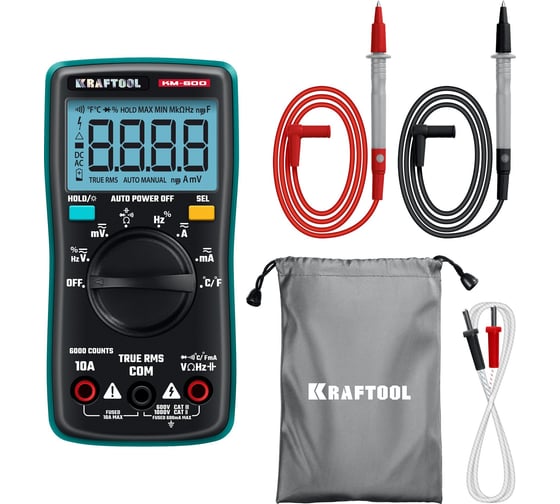 Цифровой мультиметр KRAFTOOL KM-600 59854
