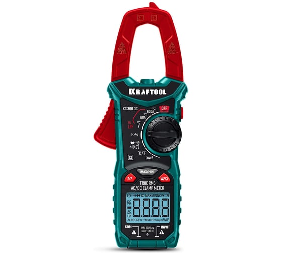 Цифровые токовые клещи KRAFTOOL KC-300DC 59830