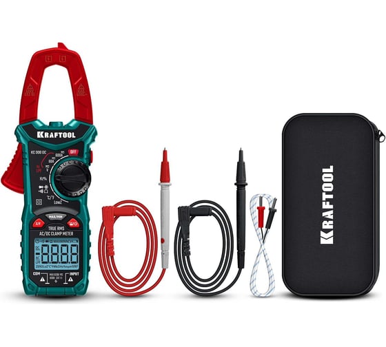 Цифровые токовые клещи KRAFTOOL KC-300DC 59830