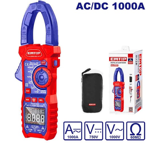 Токоизмерительные клещи emtop EDMR210002