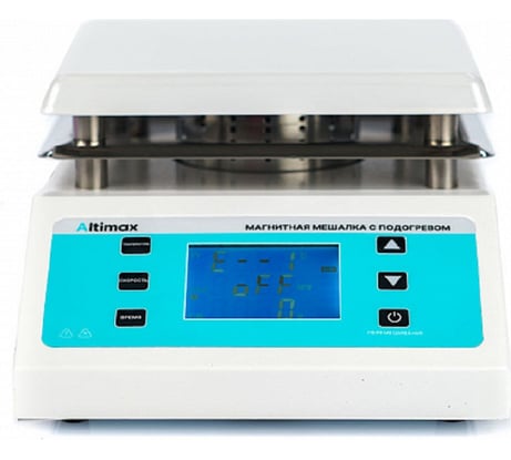 Магнитная мешалка с подогревом Altimax MSH-4D (сталь с керам. покрыт.; 190х190 мм; 200-2000 об./мин; 350С; 600 Вт) MS050204