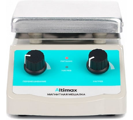 Магнитная мешалка с подогревом Altimax MSH-1 (алюминий; 120х120 мм; 100-2000 об./мин; 380С; 180 Вт) MS050103