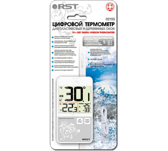 Термометр с выносным сенсором RST 02155 RST02155