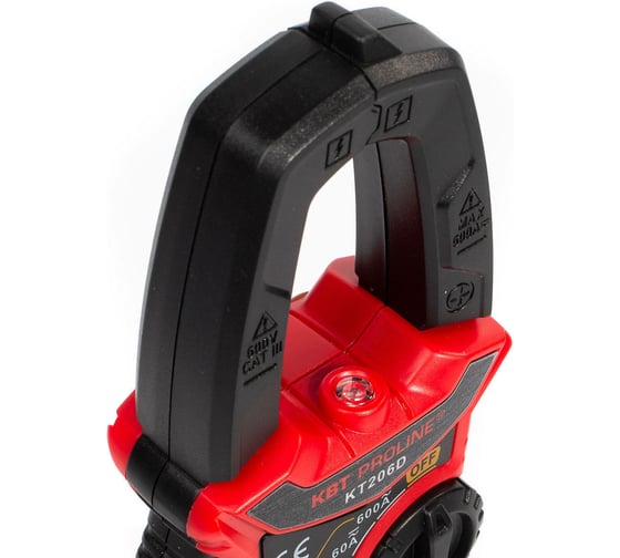 Токовые цифровые клещи КВТ KT 206D PROLINE 80753