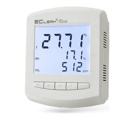 Измеритель температуры влажности и концентрации RELSIB CO2 EClerk-Eco-RHTC-0-0-0 4610146060095 1