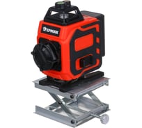 Уровень лазерный 16 лучей (4D),2АКБ+ЗУ,экран зарядки, пульт,кронтшейн,платформа, сумка чехол ЕРМАК 916-405