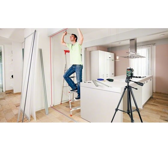Построитель плоскостей Bosch PLL 360, штатив TT150, держатель MM2 0603663006