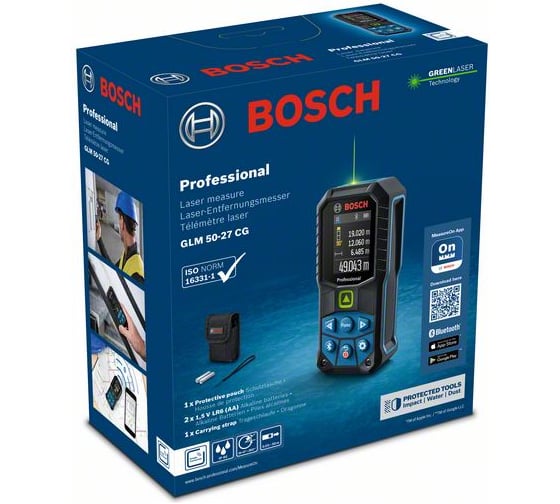 Дальномер BOSCH GLM 50-27 CG 0601072U00