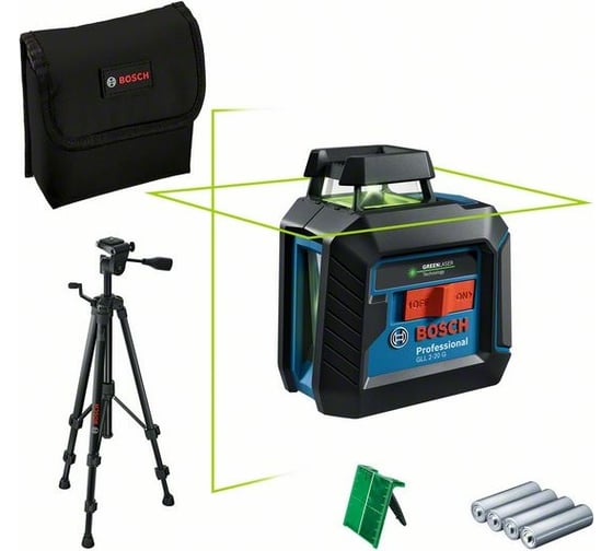 Лазерный нивелир BOSCH GLL 2-20 G, BT 150 0601065001