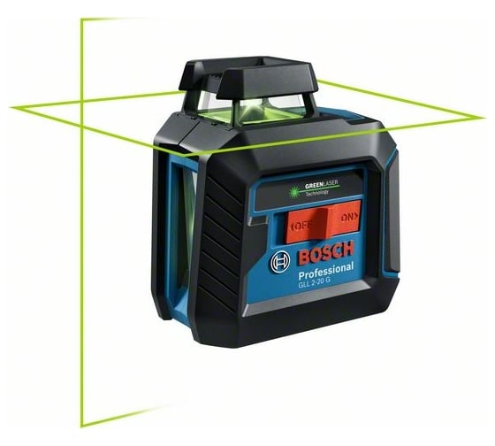 Лазерный нивелир BOSCH GLL 2-20 G, LB 10 0601065000 1