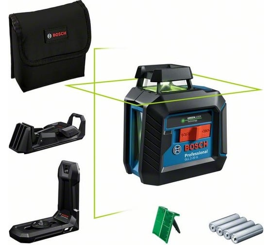 Лазерный нивелир BOSCH GLL 2-20 G, LB 10 0601065000