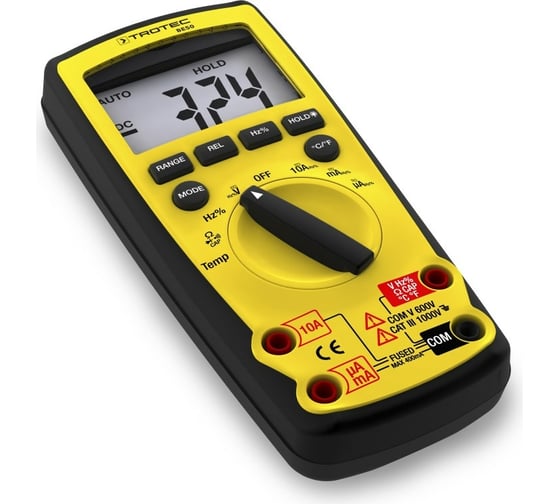 Цифровой мультиметр TROTEC BE50 3510205250