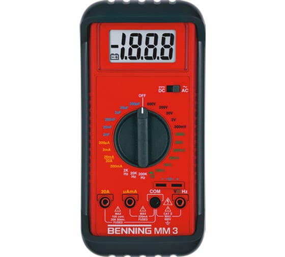 Мультиметр BENNING MM 3 044029